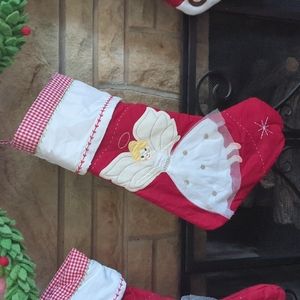Pottery Barn Angel Stocking